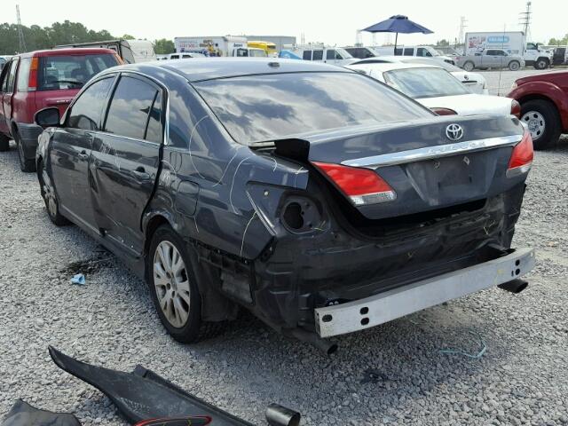 4T1BK3DBXBU404396 - 2011 TOYOTA AVALON BAS GRAY photo 3