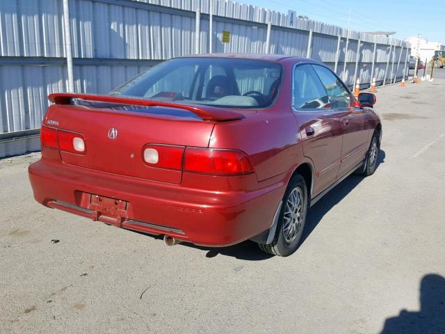 JH4DB765XWS004706 - 1998 ACURA INTEGRA LS RED photo 4