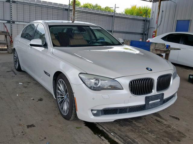 WBAKB8C58BCY65743 - 2011 BMW 750LI WHITE photo 1