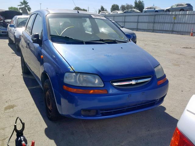 KL1TJ62614B274176 - 2004 CHEVROLET AVEO LS BLUE photo 1