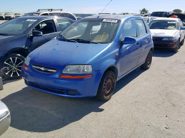 KL1TJ62614B274176 - 2004 CHEVROLET AVEO LS BLUE photo 2