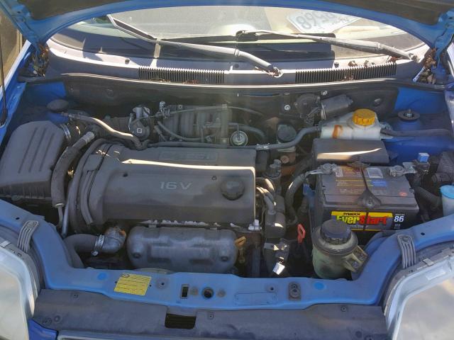 KL1TJ62614B274176 - 2004 CHEVROLET AVEO LS BLUE photo 7