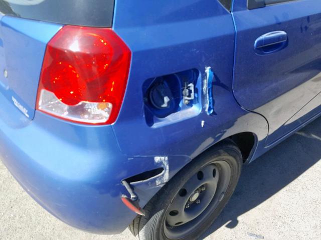 KL1TJ62614B274176 - 2004 CHEVROLET AVEO LS BLUE photo 9