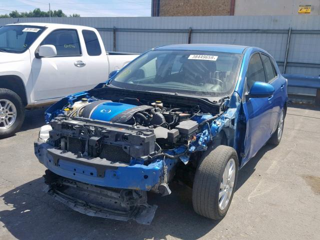 JM1BL1L86C1570364 - 2012 MAZDA 3 I BLUE photo 2