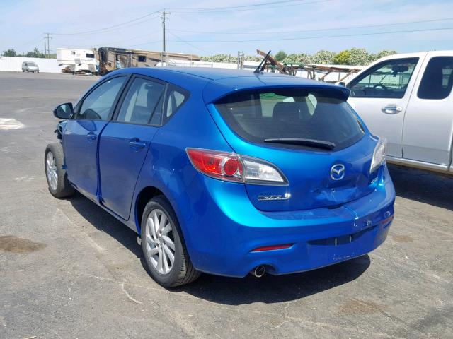 JM1BL1L86C1570364 - 2012 MAZDA 3 I BLUE photo 3