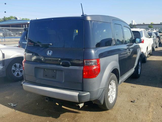 5J6YH28686L018781 - 2006 HONDA ELEMENT EX BLACK photo 4