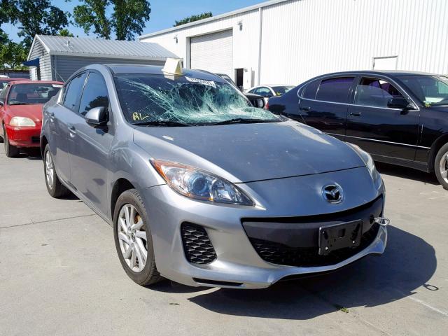 JM1BL1VP7D1736204 - 2013 MAZDA 3 I SILVER photo 1