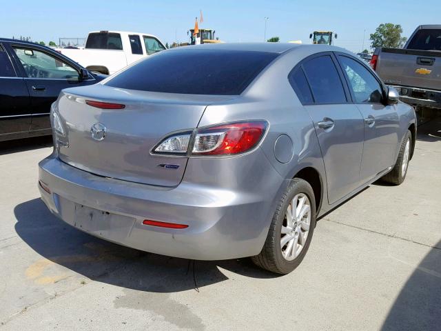 JM1BL1VP7D1736204 - 2013 MAZDA 3 I SILVER photo 4