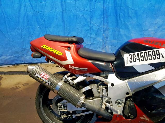 JS1GR7DA2V2103572 - 1997 SUZUKI GSX-R750 RED photo 6