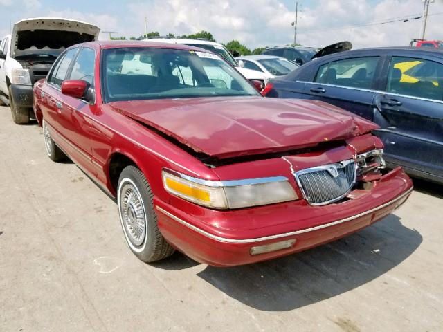 2MELM74W2TX682666 - 1996 MERCURY GRAND MARQ MAROON photo 1