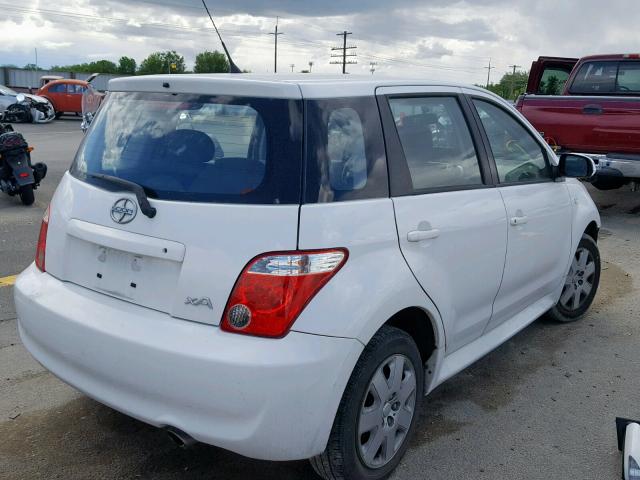 JTKKT624660159593 - 2006 TOYOTA SCION XA WHITE photo 4