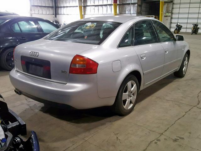 WAUJT64BX3N035921 - 2003 AUDI A6 3 SILVER photo 4