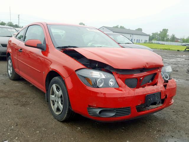 1G2AS18H097186520 - 2009 PONTIAC G5 RED photo 1