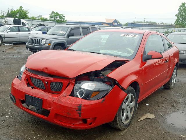 1G2AS18H097186520 - 2009 PONTIAC G5 RED photo 2
