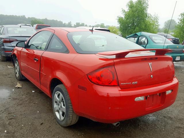 1G2AS18H097186520 - 2009 PONTIAC G5 RED photo 3