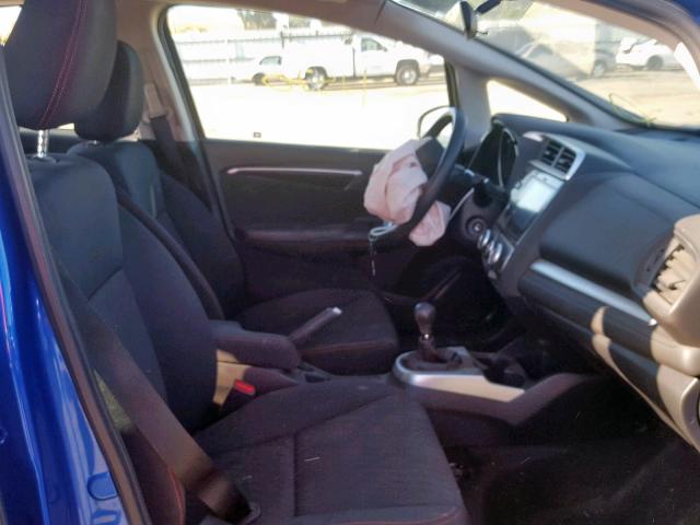 3HGGK5G63JM710204 - 2018 HONDA FIT SPORT ლურჯი ფოტო 5