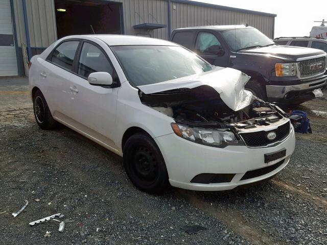 KNAFU4A26A5187297 - 2010 KIA FORTE EX WHITE photo 1