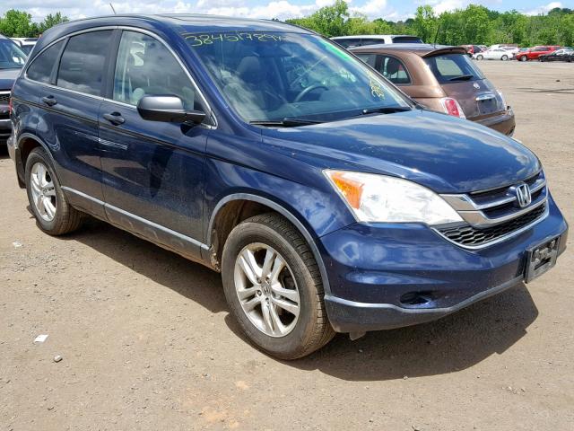 5J6RE4H59AL005756 - 2010 HONDA CR-V EX BLUE photo 1