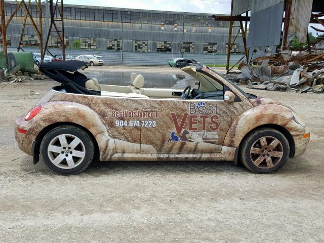 3VWPF31Y17M403024 - 2007 VOLKSWAGEN NEW BEETLE კრემისფერი ფოტო 9