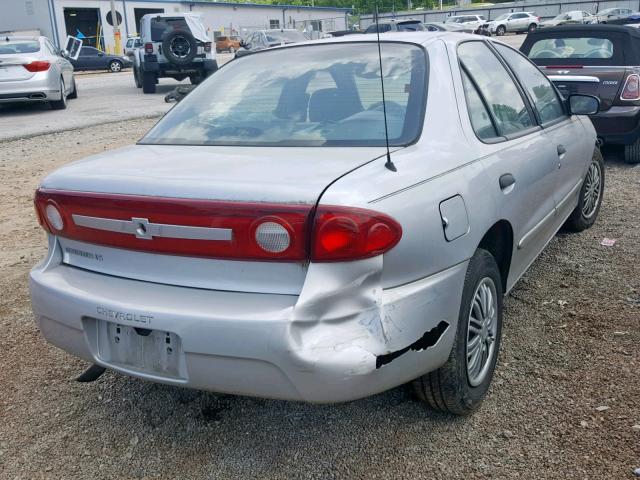 1G1JF52F537199732 - 2003 CHEVROLET CAVALIER L SILVER photo 4