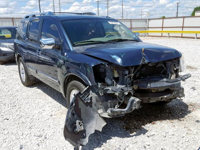 5N1BA0ND5EN600147 - 2014 NISSAN ARMADA SV BLUE photo 1