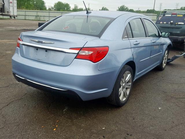 1C3CCBAB2CN204729 - 2012 CHRYSLER 200 LX BLUE photo 4