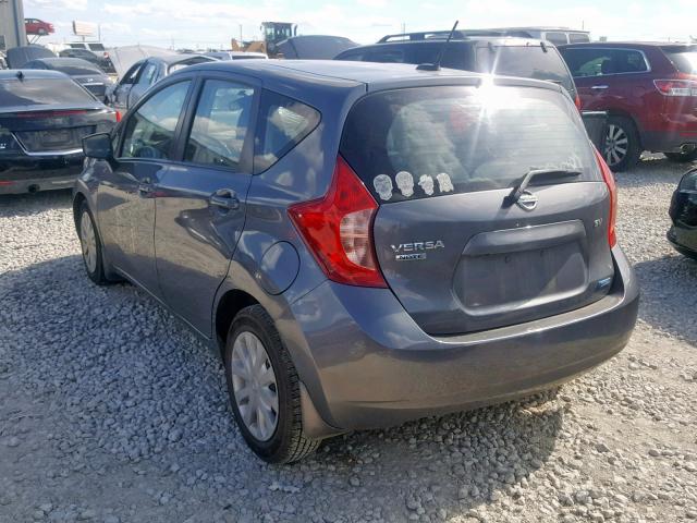 3N1CE2CP1GL399892 - 2016 NISSAN VERSA NOTE GRAY photo 3