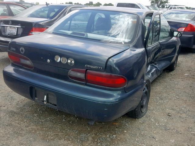 1Y1SK5269VZ456580 - 1997 GEO PRIZM BASE მწვანე ფოტო 4