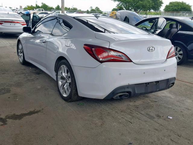 KMHHT6KD5EU119686 - 2014 HYUNDAI GENESIS CO WHITE photo 3