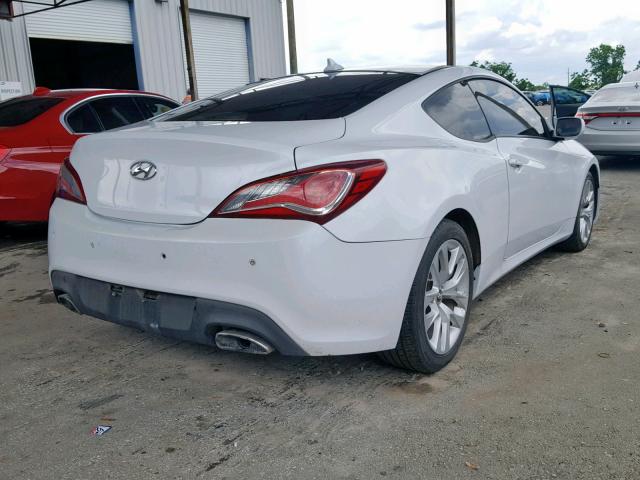 KMHHT6KD5EU119686 - 2014 HYUNDAI GENESIS CO WHITE photo 4