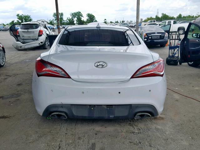 KMHHT6KD5EU119686 - 2014 HYUNDAI GENESIS CO WHITE photo 9