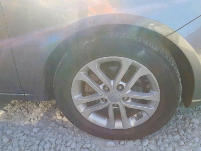 KNAFU5A21B5401345 - 2011 KIA FORTE EX GRAY photo 9