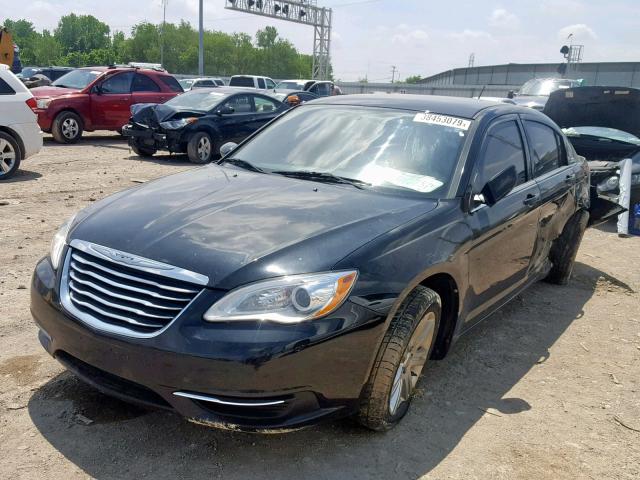 1C3CCBBB7DN503908 - 2013 CHRYSLER 200 TOURIN BLACK photo 2