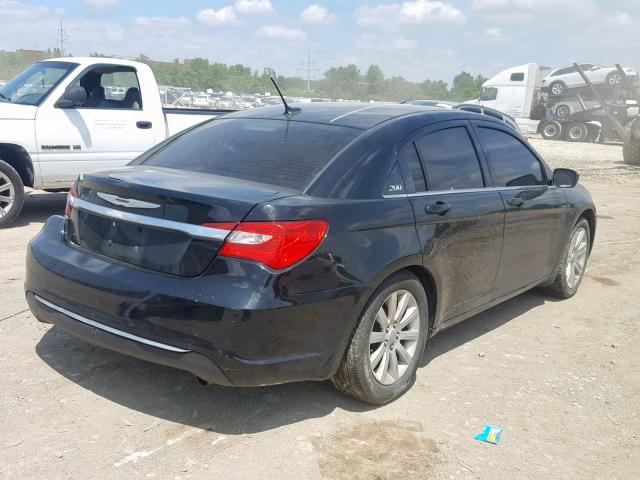 1C3CCBBB7DN503908 - 2013 CHRYSLER 200 TOURIN BLACK photo 4