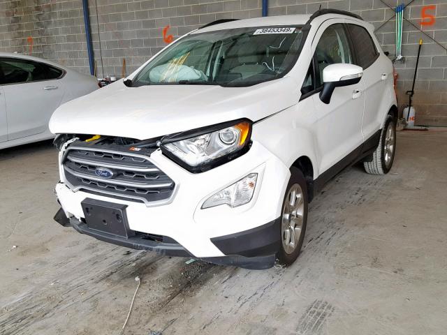 MAJ3P1TE5JC210282 - 2018 FORD ECOSPORT S WHITE photo 2