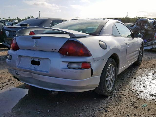 4A3AC44G92E073767 - 2002 MITSUBISHI ECLIPSE GS SILVER photo 4