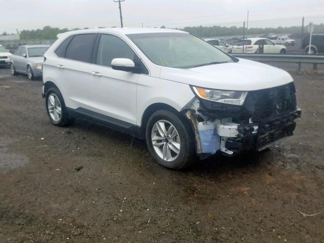 2FMPK3J93HBC03011 - 2017 FORD EDGE SEL WHITE photo 1