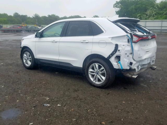 2FMPK3J93HBC03011 - 2017 FORD EDGE SEL WHITE photo 3