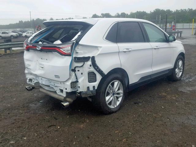 2FMPK3J93HBC03011 - 2017 FORD EDGE SEL WHITE photo 4