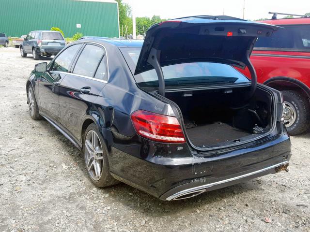 WDDHF9BB5EA888451 - 2014 MERCEDES-BENZ E 550 4MAT BLACK photo 3