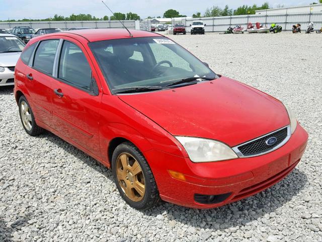 1FAHP37N97W332887 - 2007 FORD FOCUS ZX5 RED photo 1