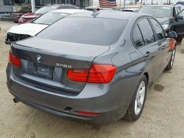 WBA3D3C57EF099198 - 2014 BMW 328 D GRAY photo 4