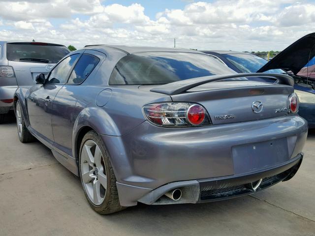 JM1FE17N450160327 - 2005 MAZDA RX8 GRAY photo 3