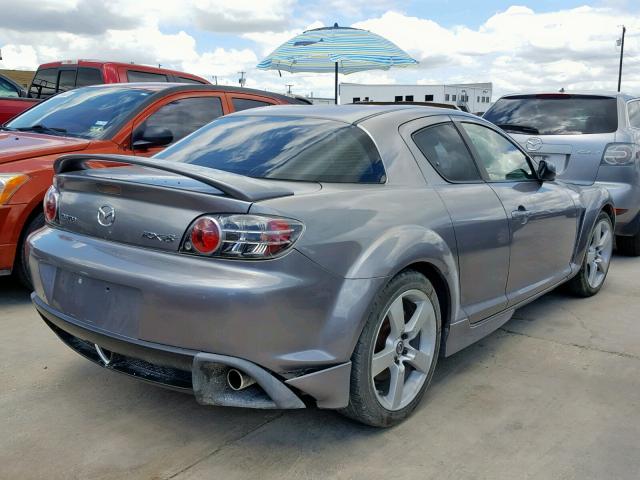 JM1FE17N450160327 - 2005 MAZDA RX8 GRAY photo 4