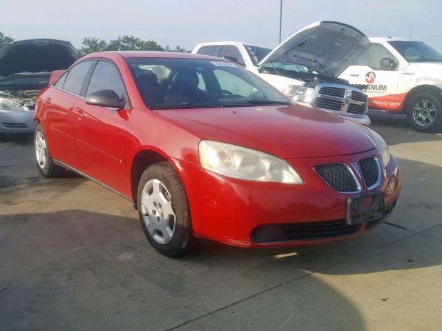 1G2ZF55B964289365 - 2006 PONTIAC G6 SE RED photo 1