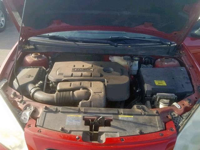 1G2ZF55B964289365 - 2006 PONTIAC G6 SE RED photo 7