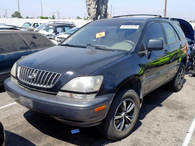 JT6GF10U0Y0053273 - 2000 LEXUS RX 300 BLACK photo 2