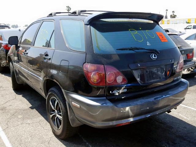 JT6GF10U0Y0053273 - 2000 LEXUS RX 300 BLACK photo 3