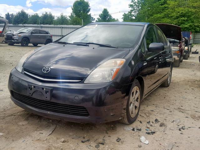 JTDKB20U487786812 - 2008 TOYOTA PRIUS BLACK photo 2