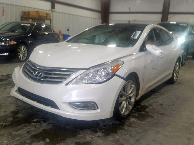 KMHFH4JGXEA361402 - 2014 HYUNDAI AZERA GLS WHITE photo 2